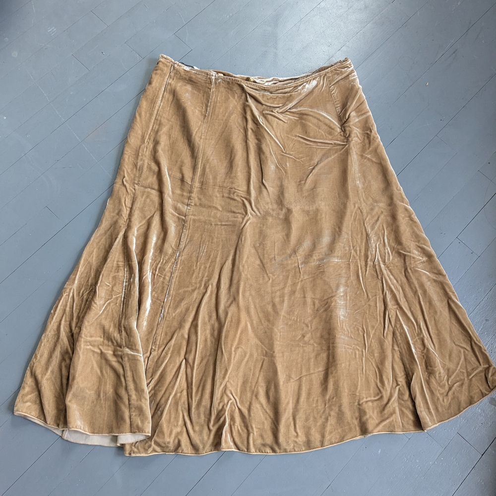 Diesel Tan Full Skirt A-Line Elegance